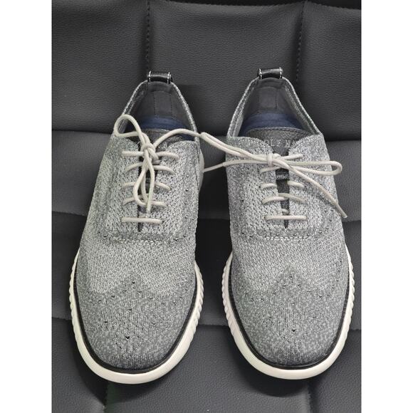 Cole Haan Other - Cole Haan Men 2.ZeroGrand Stitchlite Gray Wingtip Oxford Size 7.5 C27565
